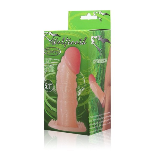ZÁSUVKA NA PENIS S ORIEŠKAMI WOLFTOOTH 5,1''