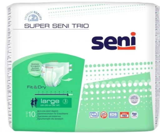 Super Seni TRIO Plienky pre dospelých veľ L 1 ks