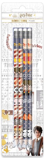 4x CERUZA SADA ceruziek HARRY POTTER 4 ks