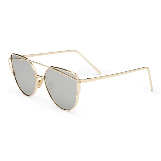 Slnečné okuliare Cat eye, dámska zrkadlovka cat eye UV 400