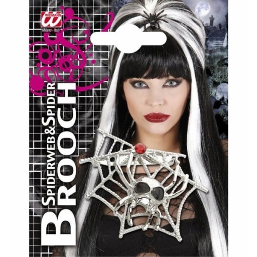 SPIDER VAMPIRE HALLOWEEN BROŽ SPIDER WEBS