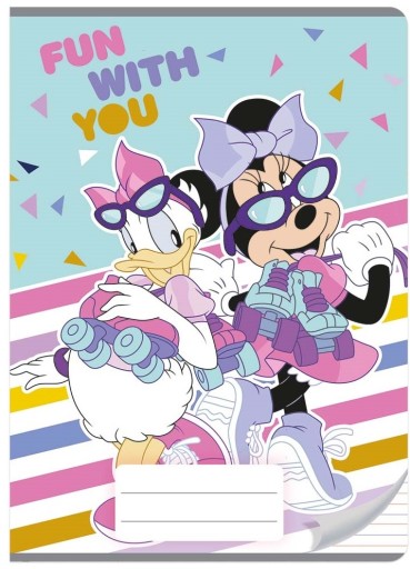 TROJRIADKOVÁ KNIHA ROZPRÁVKA 16k A5 DISNEY MINNIE