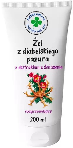 Hrejivý gél Matka príroda Diablov pazúr + extrakt ženšenu 200 ml