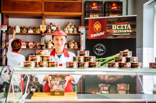 Hotové jedlo KONZERVOVANÁ LISIECKA bravčová PREMIUM Sokołów KONZERVY - 300 g