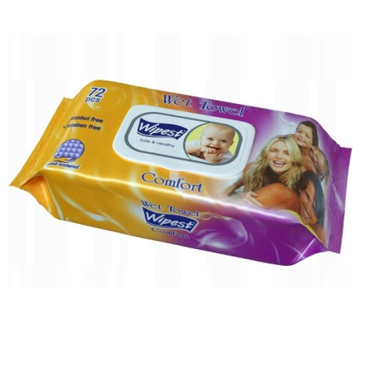 WIPEST Comfort vlhčené obrúsky 72 ks.