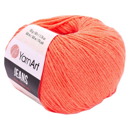 Džínsová priadza - 61 Orange YarnArt