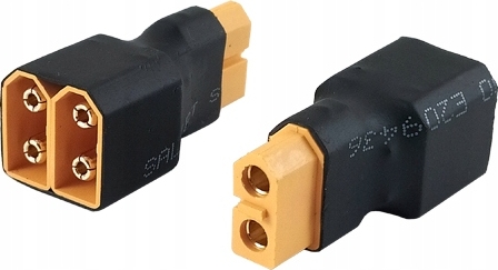 MSP ADAPTÉR - SPLITTER XT-60 (PLUG) - 2x XT-60 (ZÁSUVKA) KOMBINOVANÝ