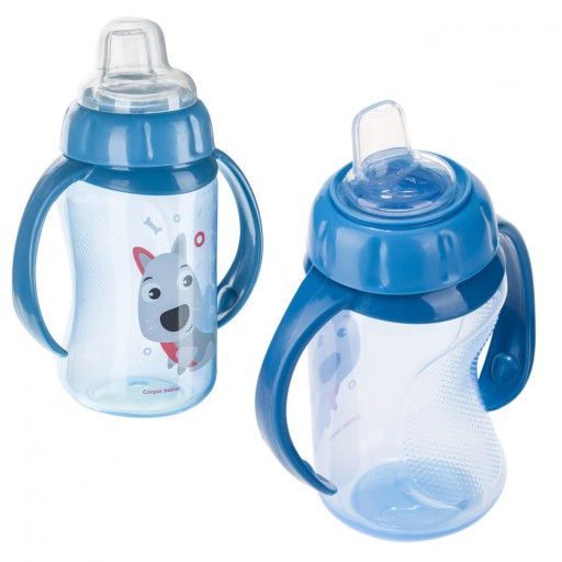 CANPOL TRAINING SILVER HRNEK s výlevkou 320ml