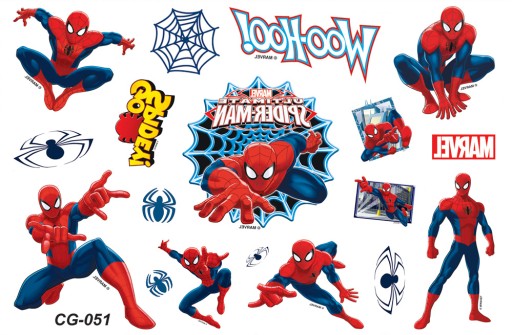 Odnímateľné tetovanie pre deti SPIDER-MAN CG051