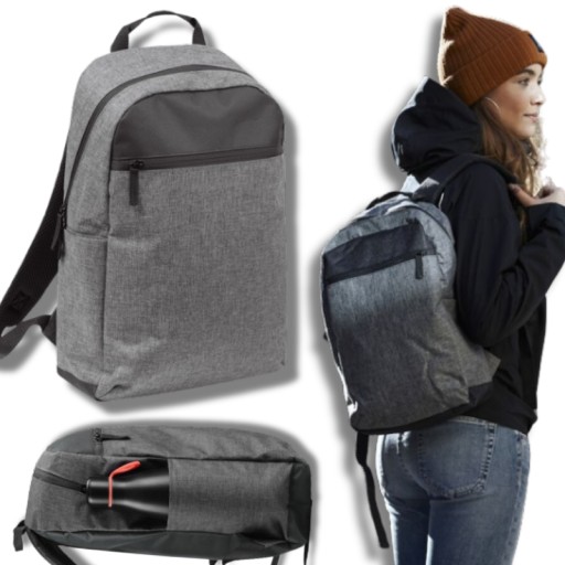 UNIVERZÁLNY PÁNSKÝ DÁMSKY ŠKOLSKÝ TURISTICKÝ BATOH NA LAPTOP URBAN GREY