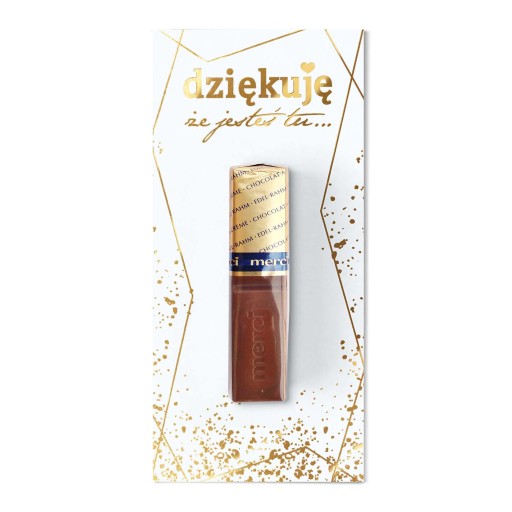 ZLATENÉ POĎAKOVANIE pre hostí MERCI svadobné 5 ks