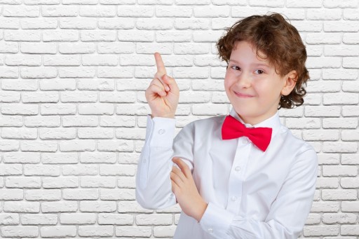 Elegantný červený motýlik pre chlapcov