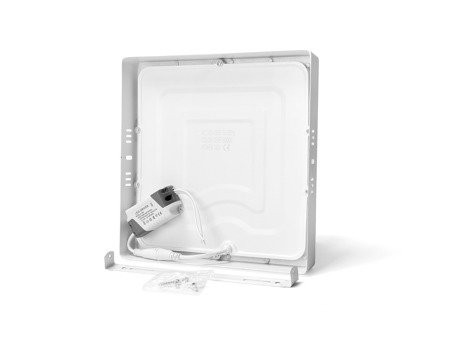 POVRCHOVÁ MONTÁŽ Stropný LED PANEL 18W Štvorcový CCD