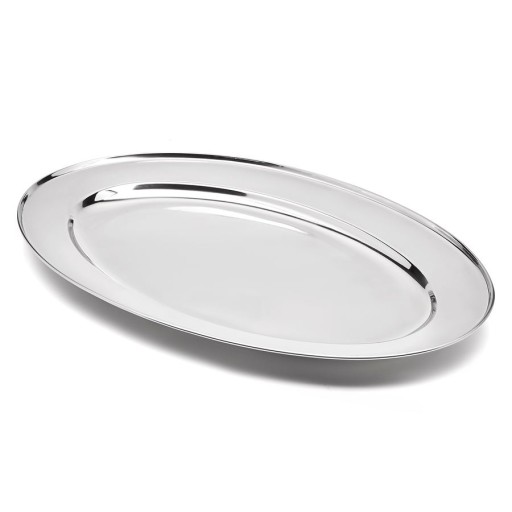 Kovový tanier 40 cm, oválny