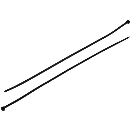 Sťahovacie pásky 4,6x350mm Čierna 100 ks