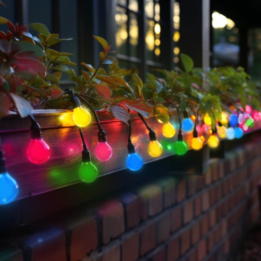 LED dekoratívna girlanda červená žiarovka, dekoratívny svetelný zdroj E27, 4,9W