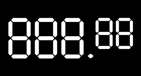 CENA LABS na pásy, kartón, na zvýraznenie papiera ceny DIGITÁLNE 100 ks