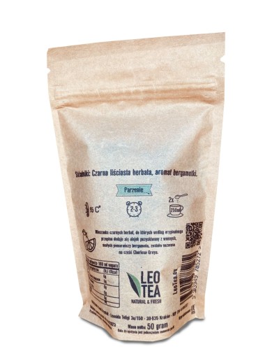 Čierny čaj EARL GREY s bergamotom NATURAL+++