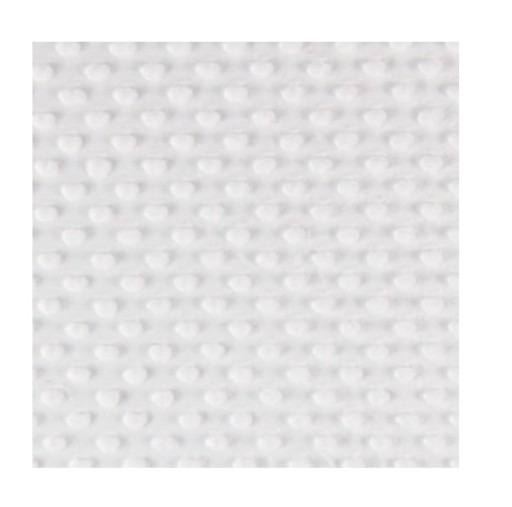 Flís, materiál MINKY 33 - biely, mäkký