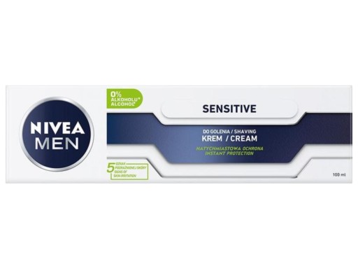 NIVEA MEN Upokojujúci krém na holenie Sensitive 100 ml