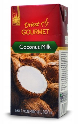 Orient Gourmet prírodné kokosové mlieko 85% mlieko bez prísad čisté 1l