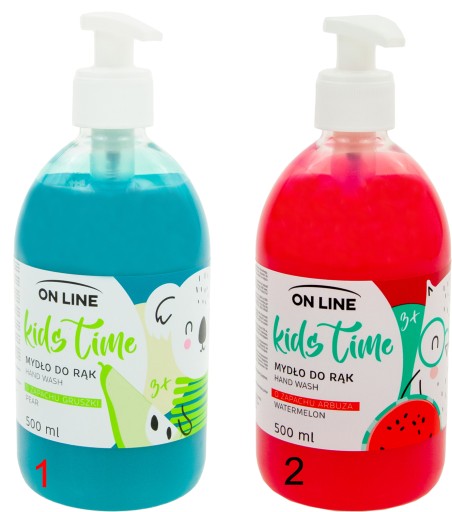 On Line Kids Time Tekuté mydlo Hruška 500 ml