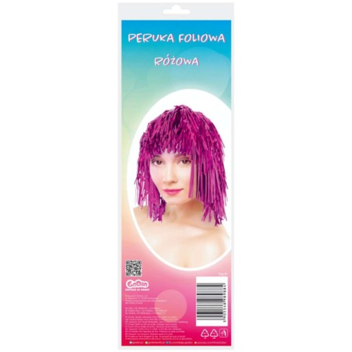 ružová FOIL parochňa na KARNEVAL Silvestra
