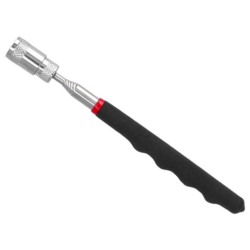 MAGNETICKÝ GRIPPER LED baterka, teleskopická 68 cm, inšpekčný magnet