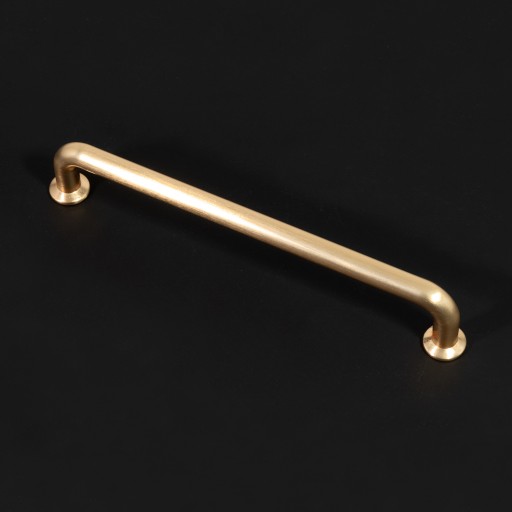 KARTÁČOVANÉ ZLATÉ NÁBYTKOVÁ KĽÚČKA LOFT MODERNÁ TRUBKA QHD-05 192 mm