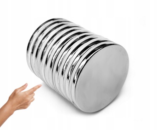 Neodymové magnety 6x1mm 10ks, silný guľatý magnet
