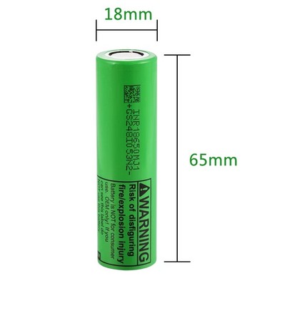 18650 batéria NOVINKA 3500mAh 10A článok LG MJ1