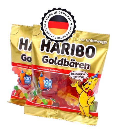 HARIBO Golden Bears ovocné želé 100 g z Nemecka