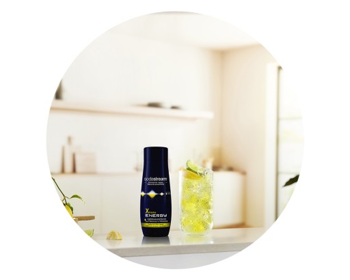 ENERGETICKÝ sirupový koncentrát, karbonizátor SodaStream