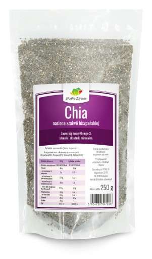 CHIA SEMIENKA Šalvia španielska FRESH 500g
