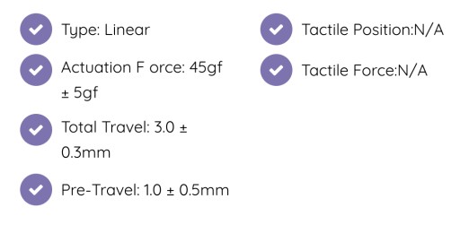 AKKO CS Silver SWITCHES 1 ks pre mechanickú klávesnicu
