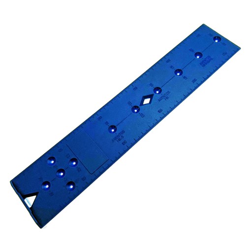 Šablóna na montáž VODÍTEĽA zásuvky a PÁNTOV KRABICE 55x270mm