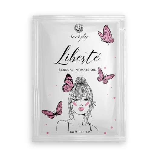 Hydratačný intímny krémový gél pre ženy - LIBERTÉ INTIMATE OIL 4 ML