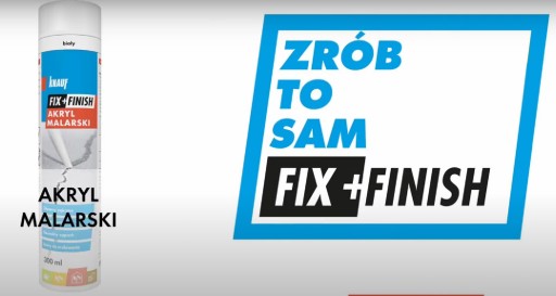 Biely akrylový tmel na podhľady KNAUF Fix&Finish 300 ml