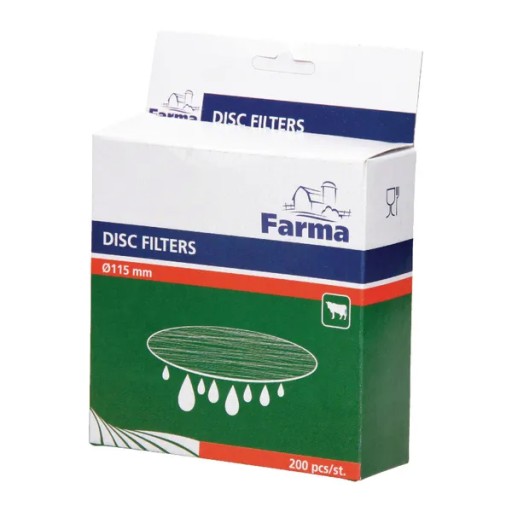 Kotúčový sitkový filter Farma, priemer 115 mm, na mlieko