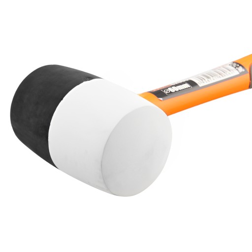 KLADIVO NA SKLOGUMOVÉ KLADIVO 60 mm /450G BIELE A ČIERNA RICHMANN C2606
