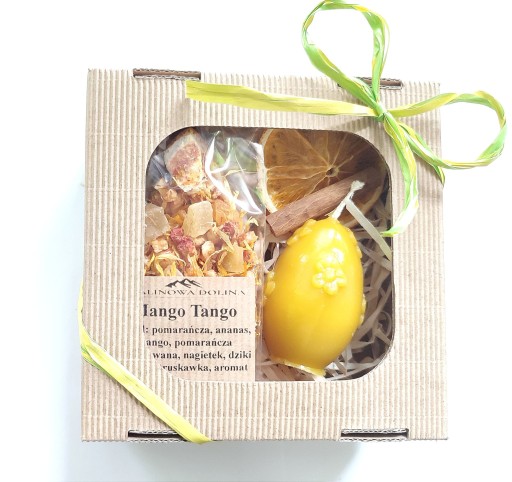 Malá veľkonočná súprava Vajíčko Čaj Mango Tango Darček