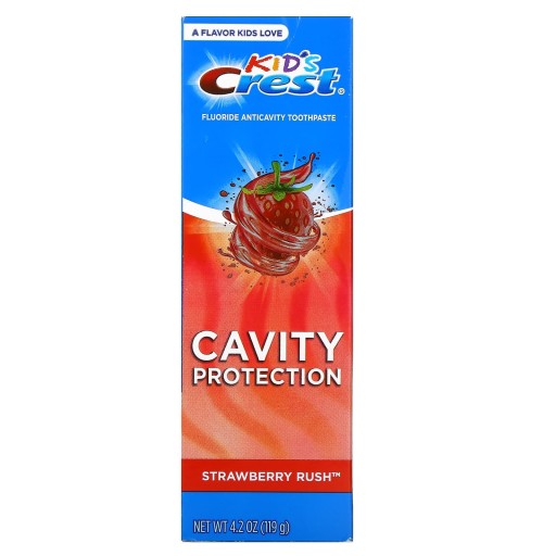 Kid's Cavity Strawberry Rush Crest detská zubná pasta 119 g