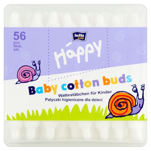 Hygienické tyčinky Bella Baby Happy pre deti 56 kusov