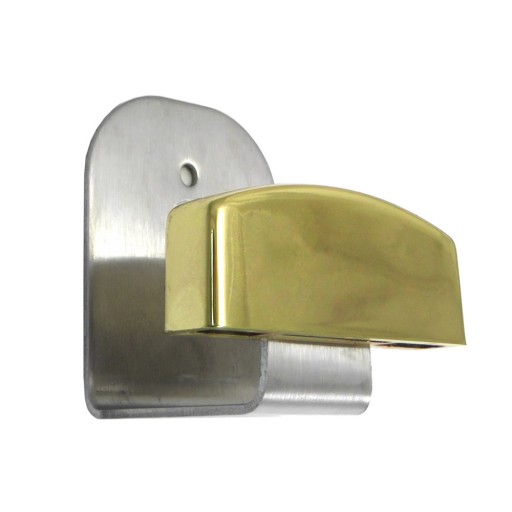INOX zlatý samolepiaci vešiak na háčik 50x40x37mm