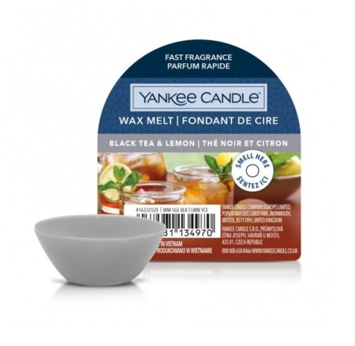 Yankee Candle Wax čierny čaj a citrón