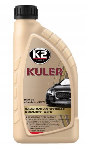 K2 KULER KVAPALINA RADIÁTOROV ČERVENÁ 1L