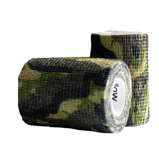 Samolepiaca stabilizačná bandáž YellowBAND 7,5 camo zelená