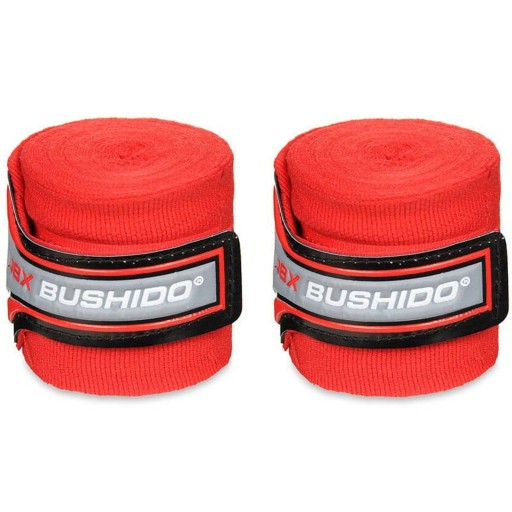 ELASTICKÉ BOXERSKÉ BANDÁŽE, 4M ČERVENÉ