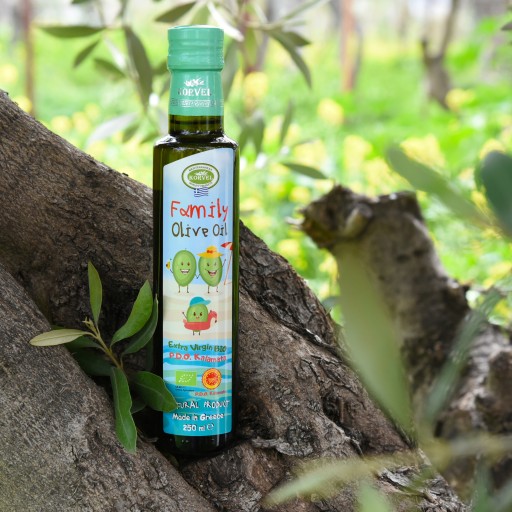 KORVEL Olivový olej - Premium Family BIO CHOP Kalamata EVOO, 250 ml