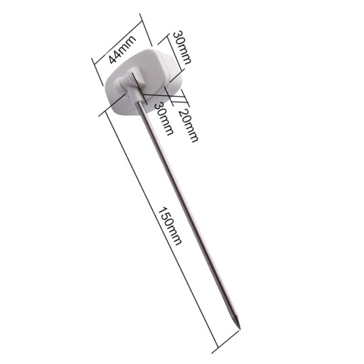 DIGITÁLNY ELEKTRONICKÝ KUCHYŇSKÝ TEPLOMER SONDA MÄSO VODA -50°C +300°C